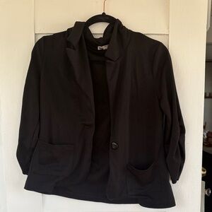 About A Girl Black Blazer